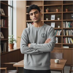 Captain Fin Co. Shweaty Anchor Crew Pullover Jumper Sweatshirt, Size XXL, NWT‎